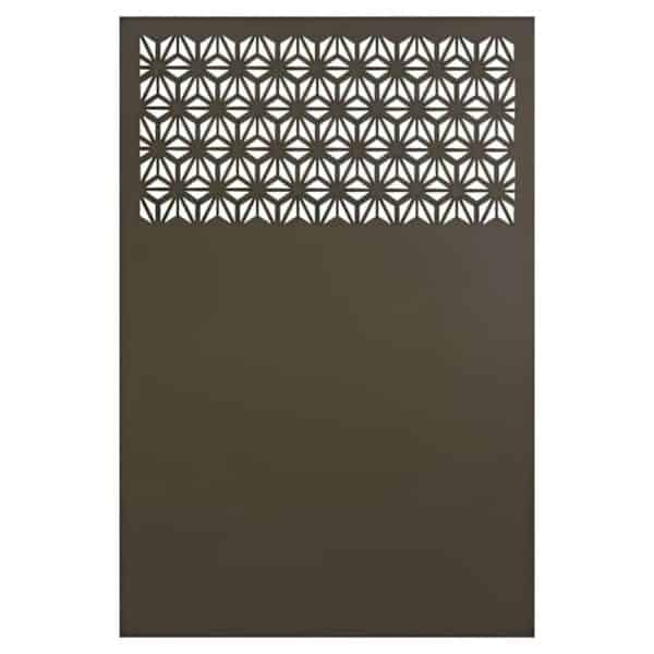 Asanoha Privacy Metal Garden Screen Product Image