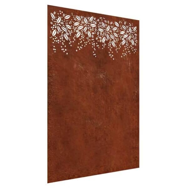 Burst Corten Steel Garden Screen Image