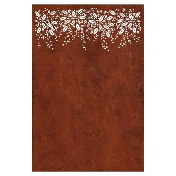 Burst Corten Steel Garden Screen Product Image