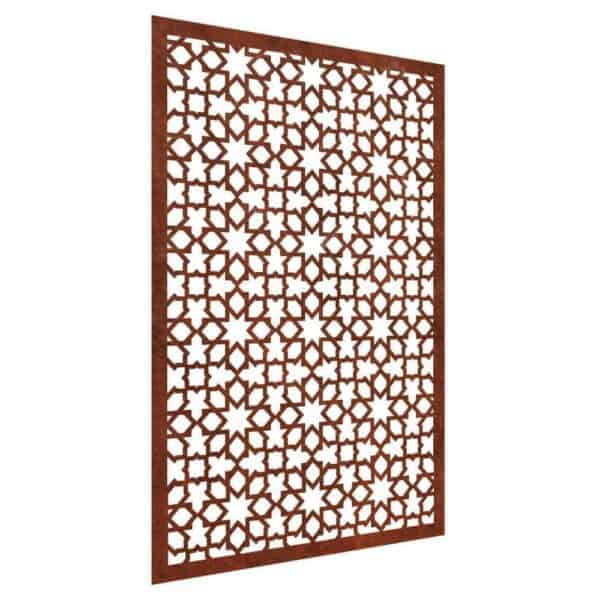 Marrakech Corten Steel Garden Screen Image