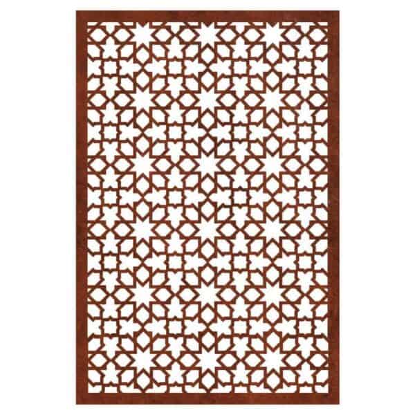 Marrakech Corten Steel Garden Screen Product Image