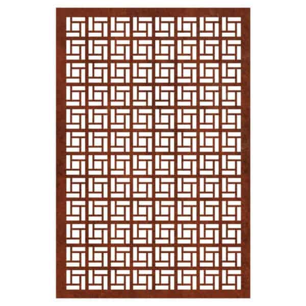 Shoji Corten Steel Garden Screen Product Image